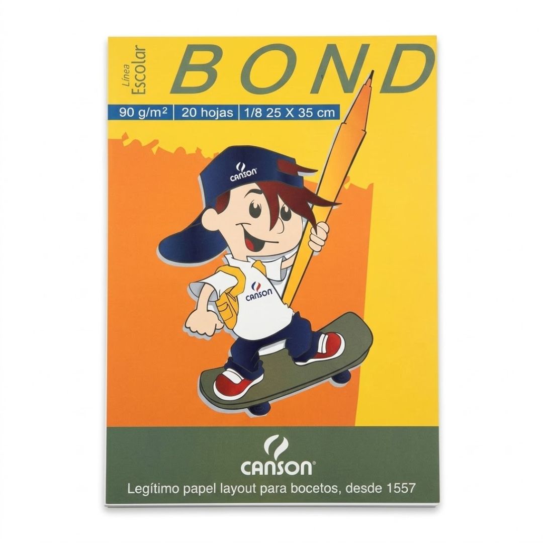 Block Papel Bond 90 g 1/8 x20 H