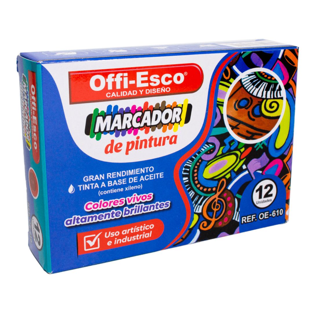 Marcador de Pintura Offi-Esco OE-610