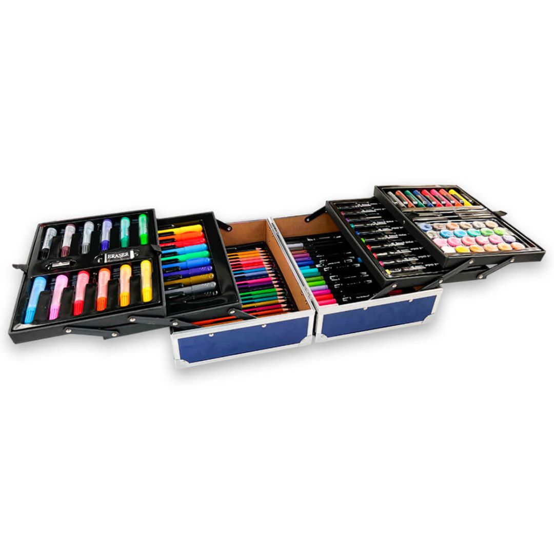 Set de Arte Grafitos Caja Metálica x133