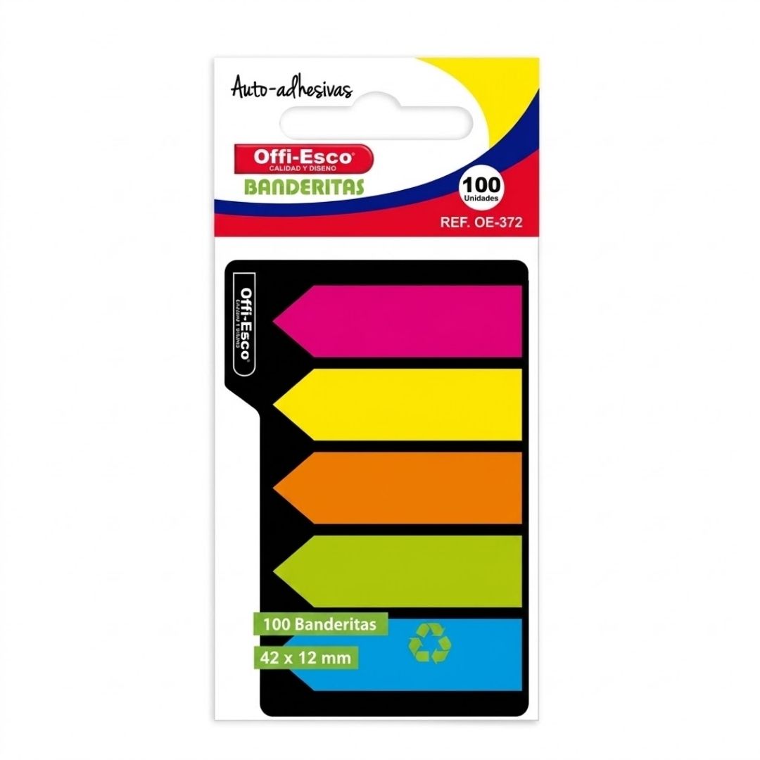 Taco Post-it Banderitas Offi Esco OE-372 x100