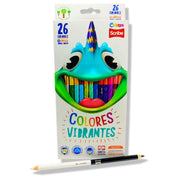 Colores Scribe Doble Punta 13 Unidades (26 Colores)