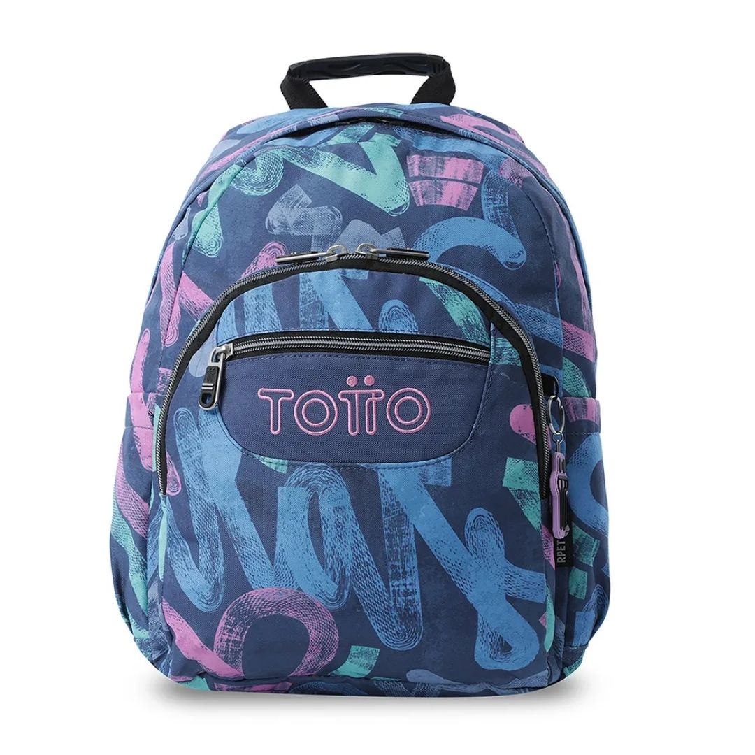 Morral Porta PC 13" Gommas Azul con Corazones