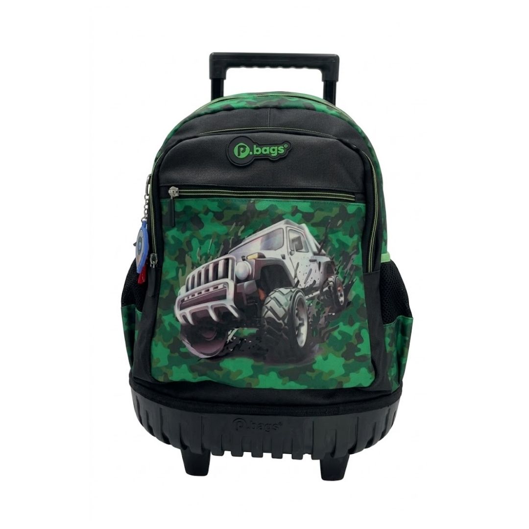 Morral Super Trolley 17 Infantil Camioneta Green
