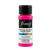 Pintura Acrílica Franco Arte Fluorescente Pink 60 ml