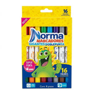 Marcador Norma Gigante Lavable x 8/16