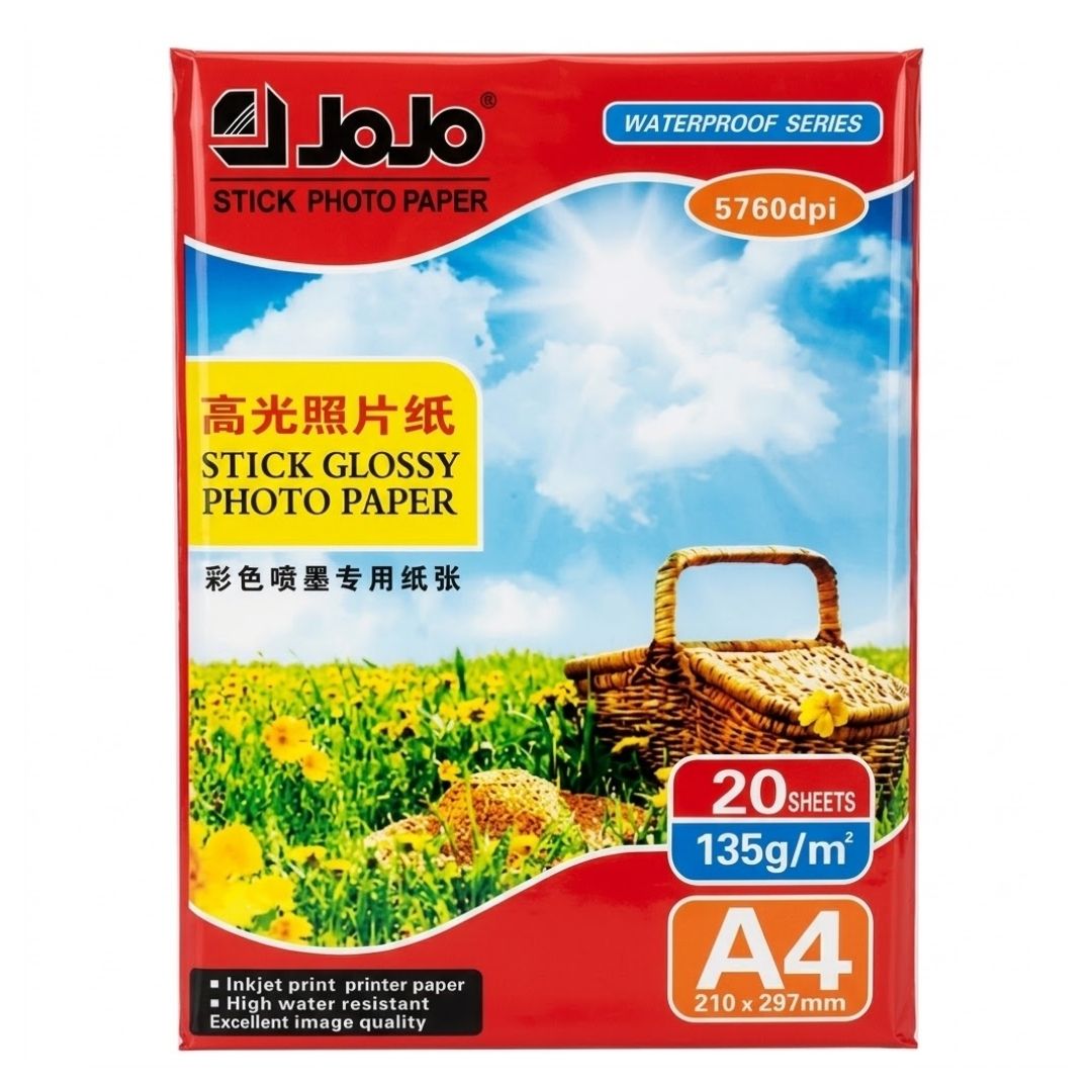 Papel Fotográfico Jojo A4 240g x20