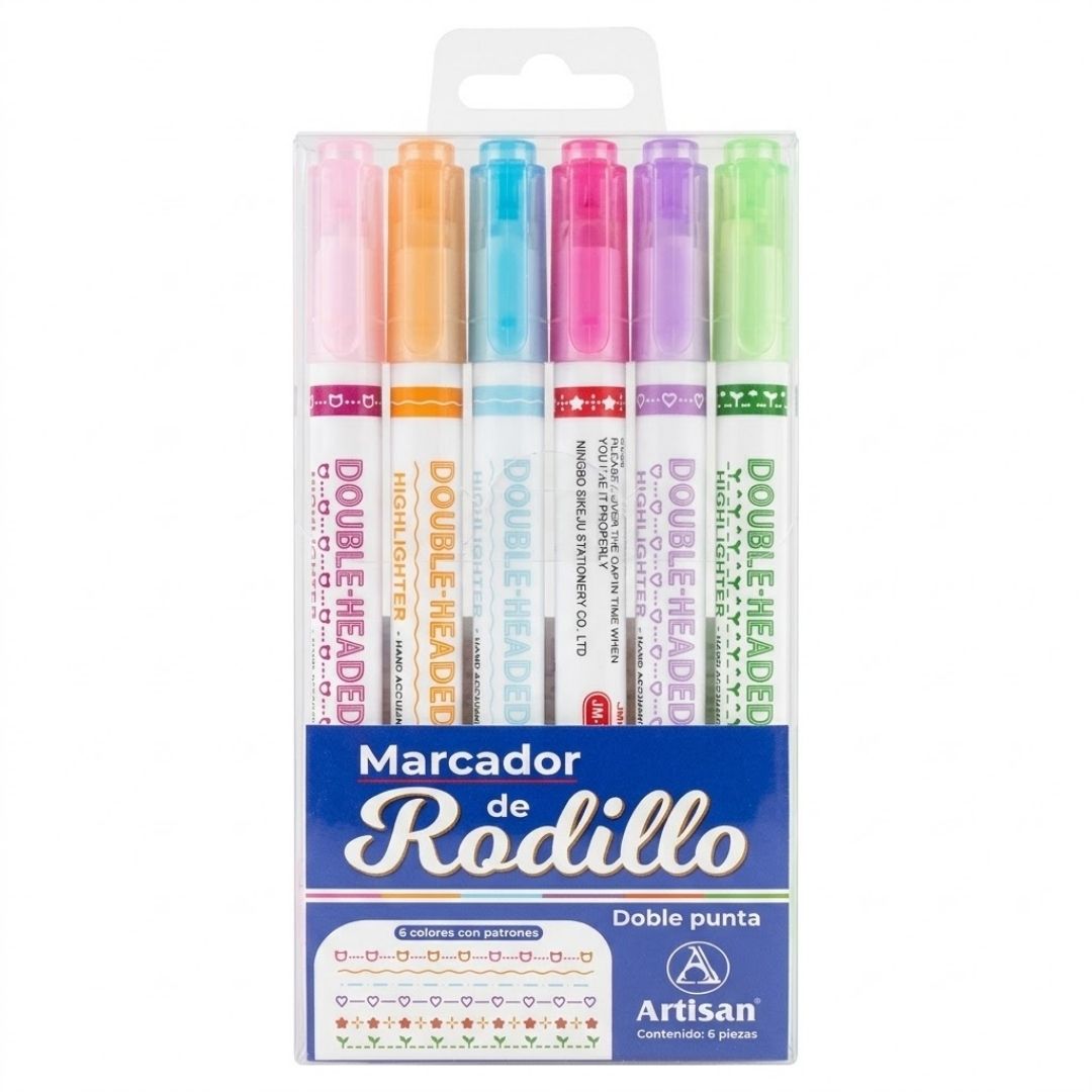 Marcador de Rodillo Artisan x 6