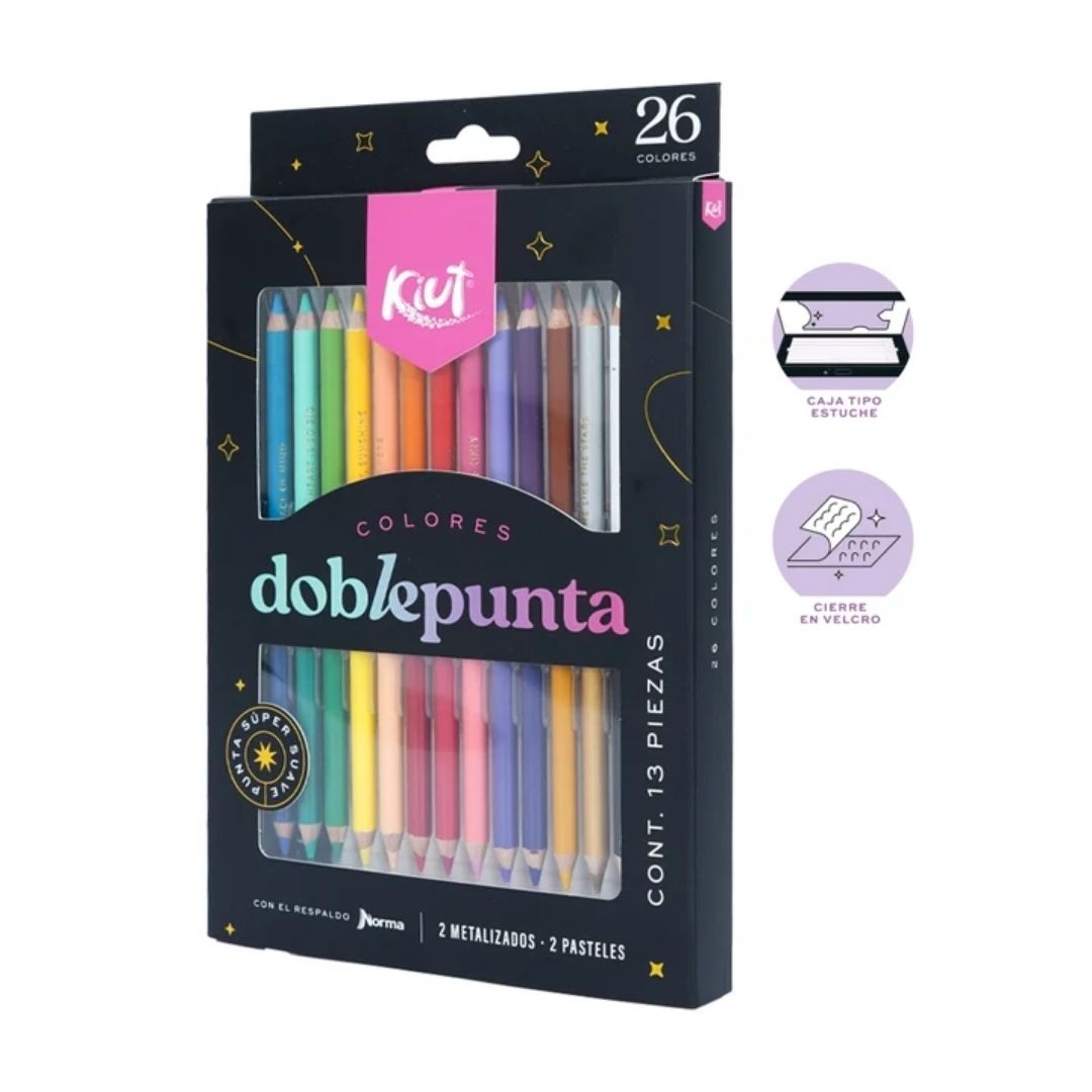 Colores Kiut Doble Punta 13/26 Unidades