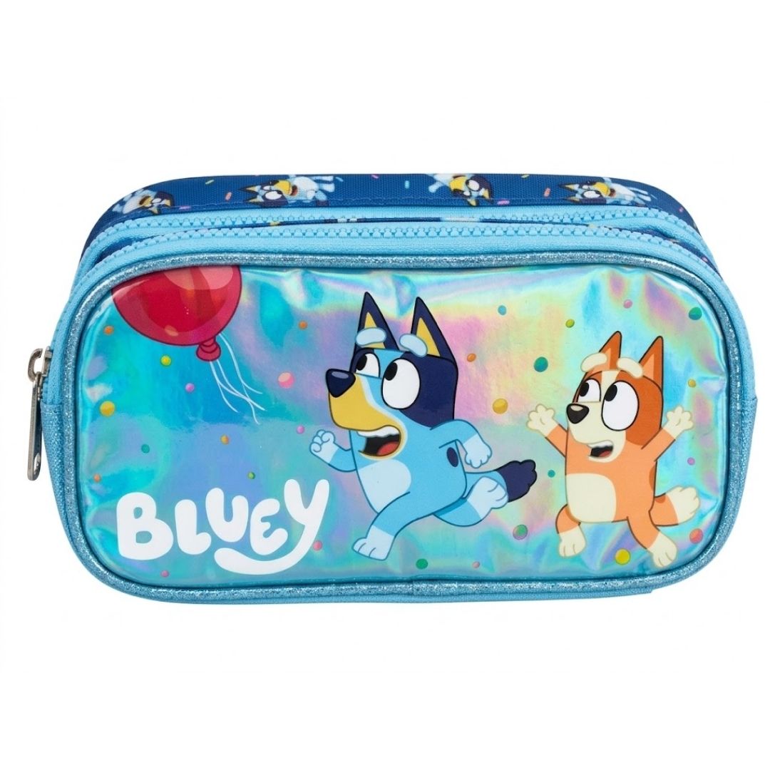 Cartuchera Primavera Bluey 2 Compartimentos Premium