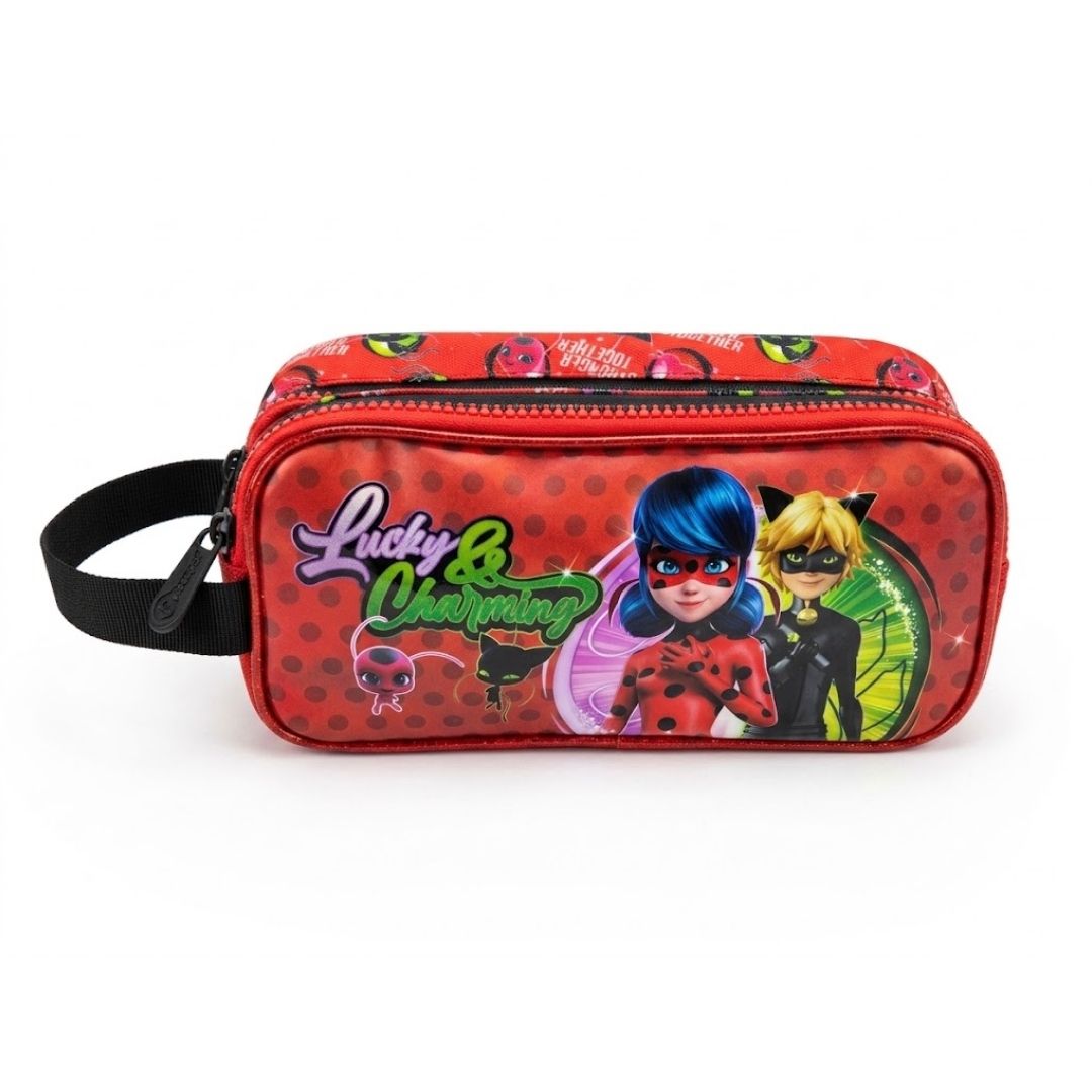 Cartuchera Primavera Ladybug 2 Compartimentos