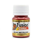 Pintura Acrílica Fusion Color Rojo Metálico M06 30 cc
