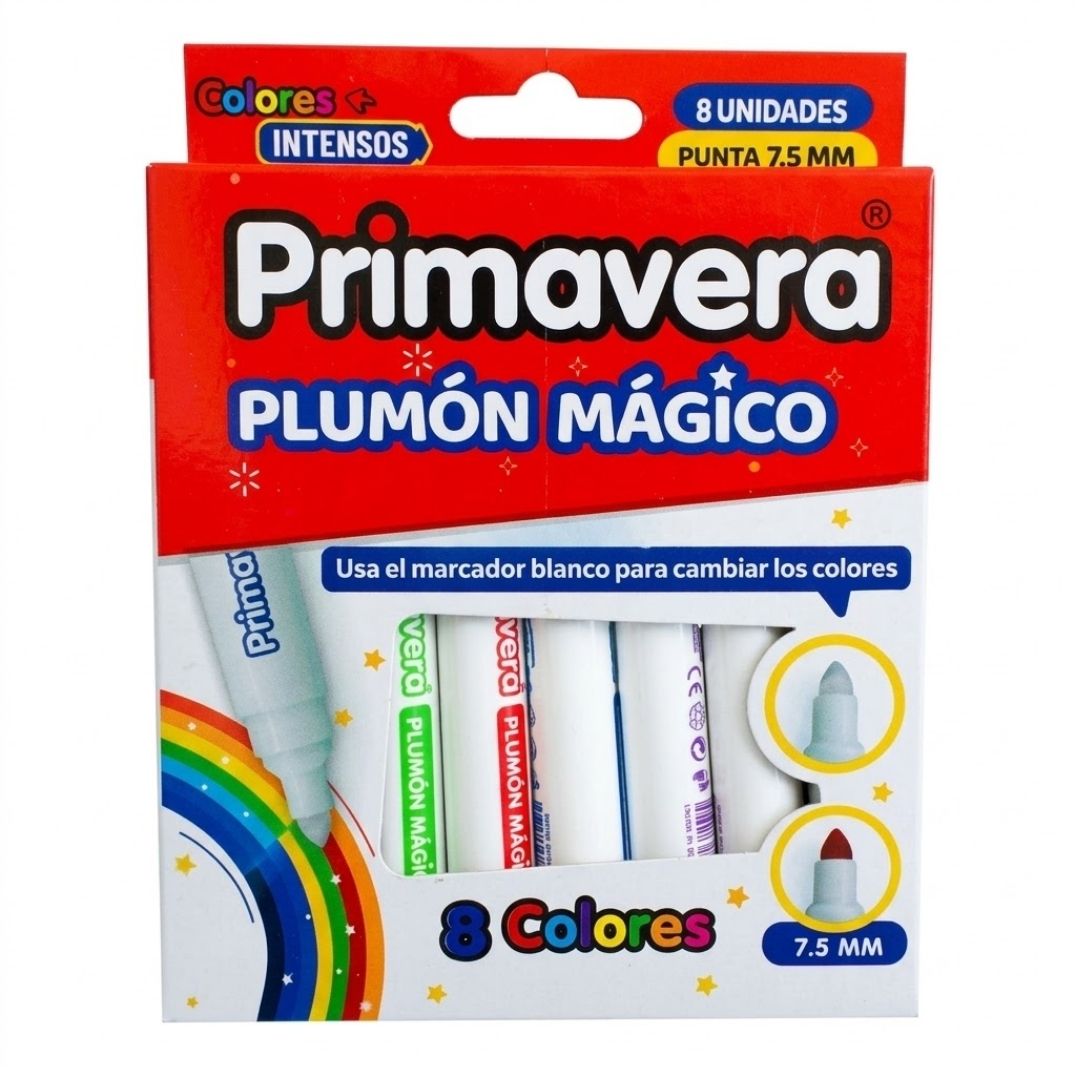 Marcador Mágico Primavera x 8