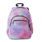 Morral Juvenil Acuarela Glitter Rosado Porta PC 14"