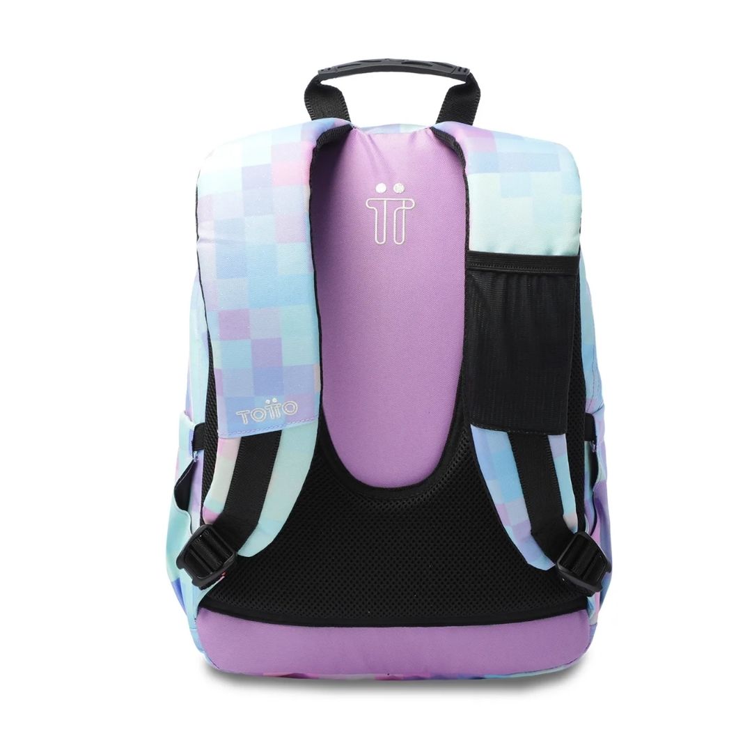 Morral Porta PC 13 Gommas Glitter Azul