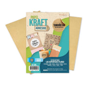 Papel Kraft Adhesivo Grafitos A4 x20
