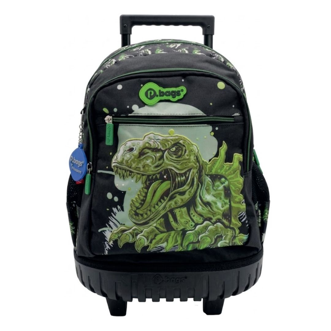 Morral Super Trolley 17 Infantil Dinosaurio Green