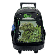Morral Super Trolley 17 Infantil Dinosaurio Green