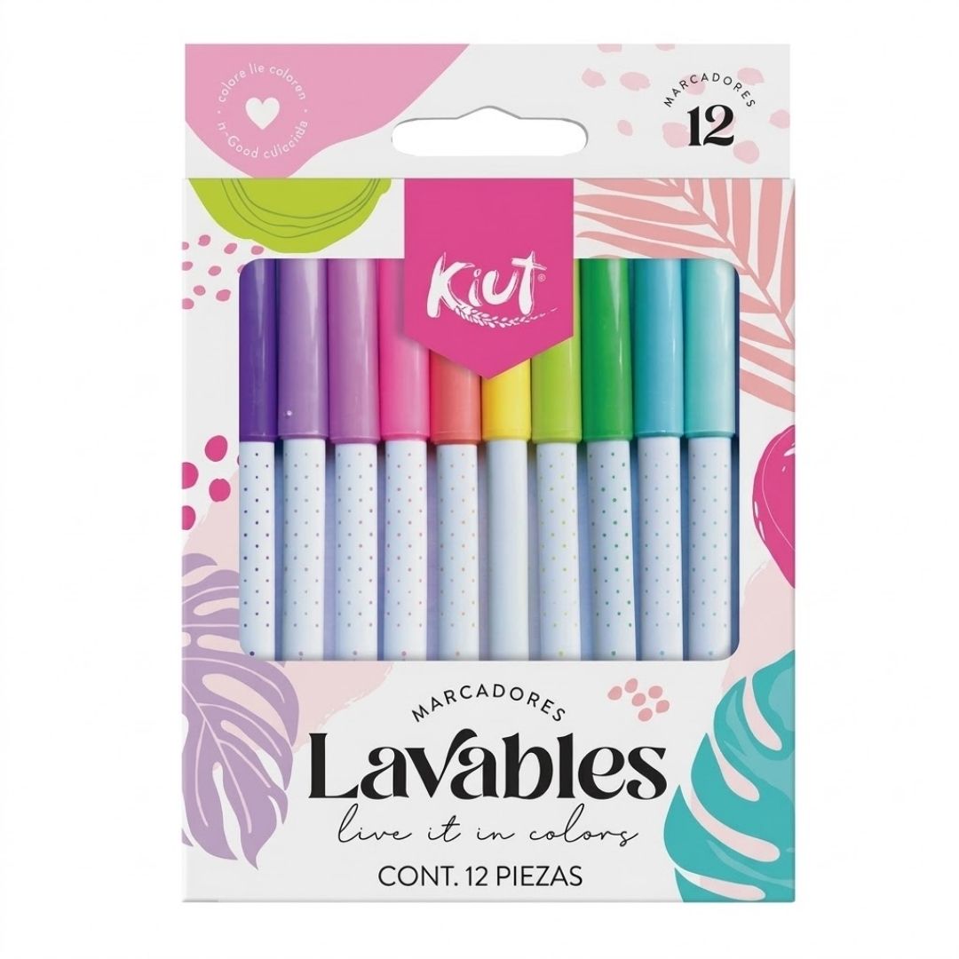 Marcador Kiut Lavable x 12