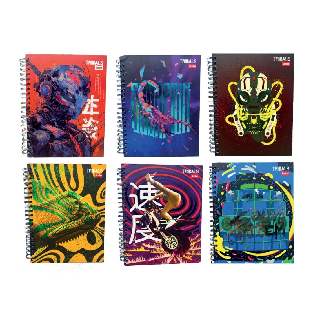 Cuaderno Scribe Tribals 105 Cuadro 5 Materias