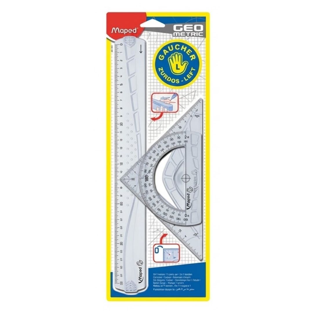 Kit de Trazado Maped para Zurdos 30 cm