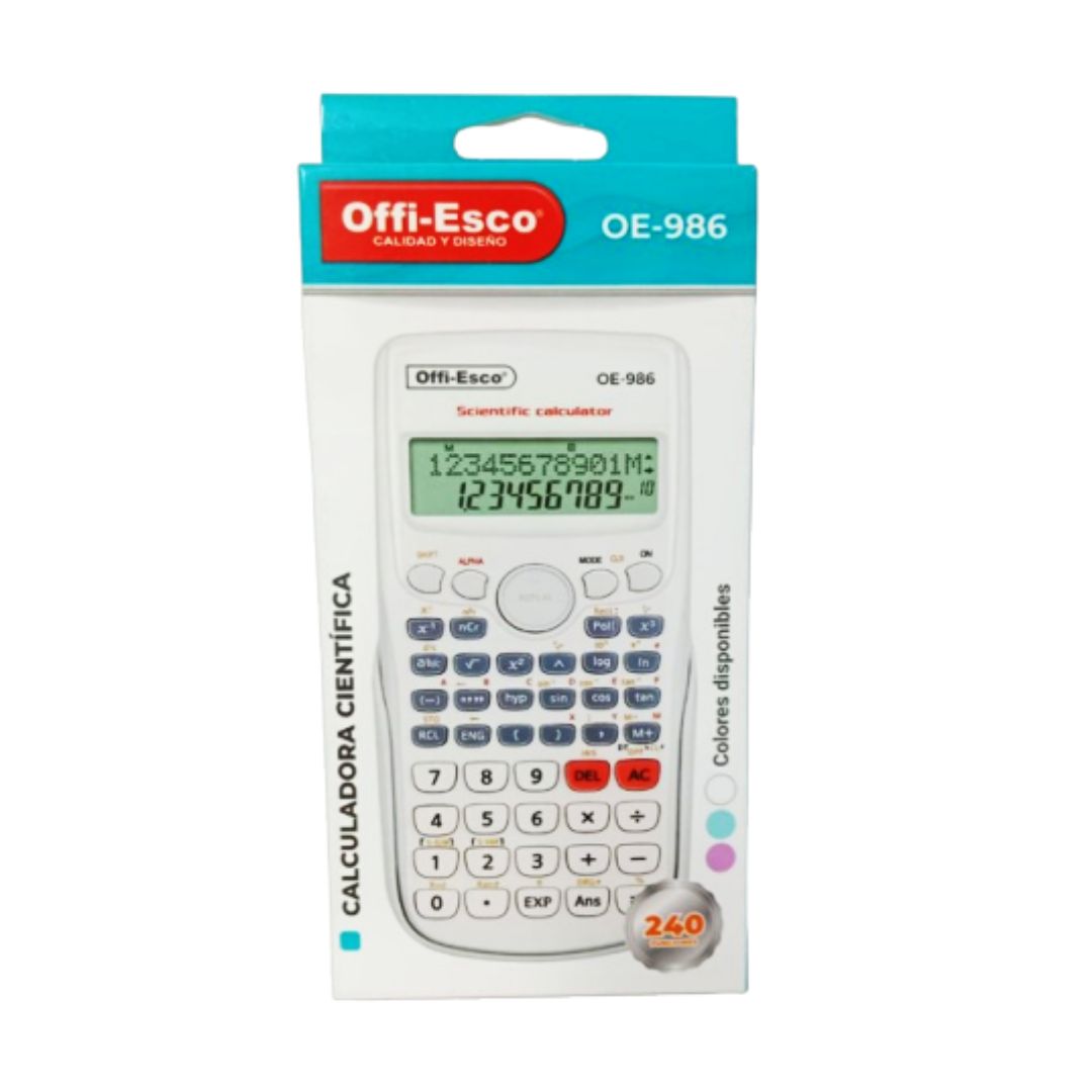 Calculadora Científica Offi-Esco 240 Funciones