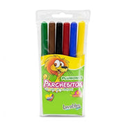 Plumón Parchesitos Lavables x 6