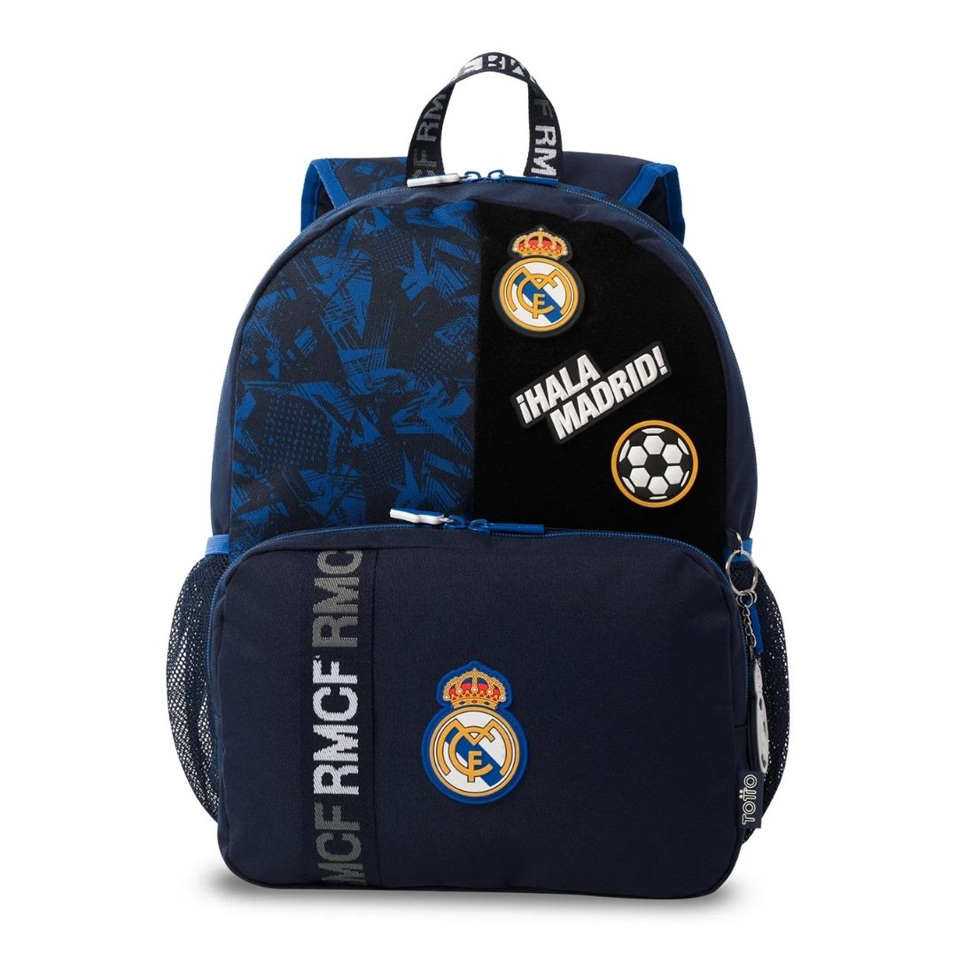 Morral Escolar Real Madrid Mediano Azul