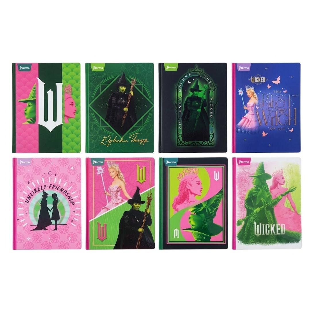 Cuaderno Cosido Norma Wicked x 50 Hojas