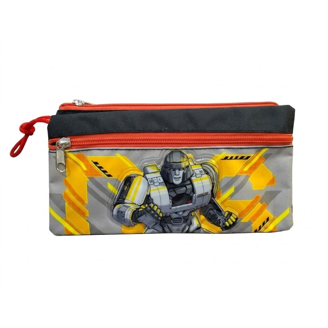 Cartuchera Scribe Megatron 3 Compartimentos