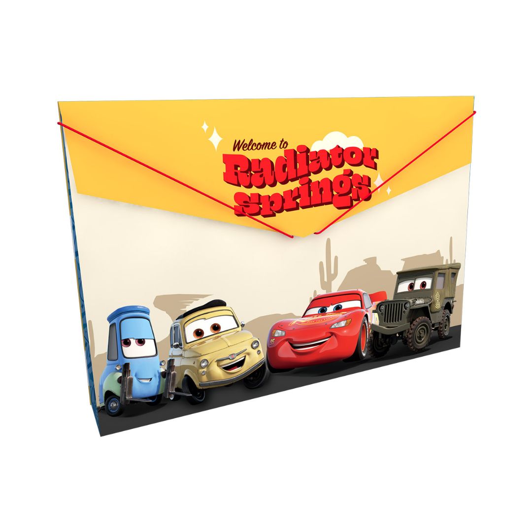Carpeta de Fuelle Plástica Primavera Disney 100 Cars