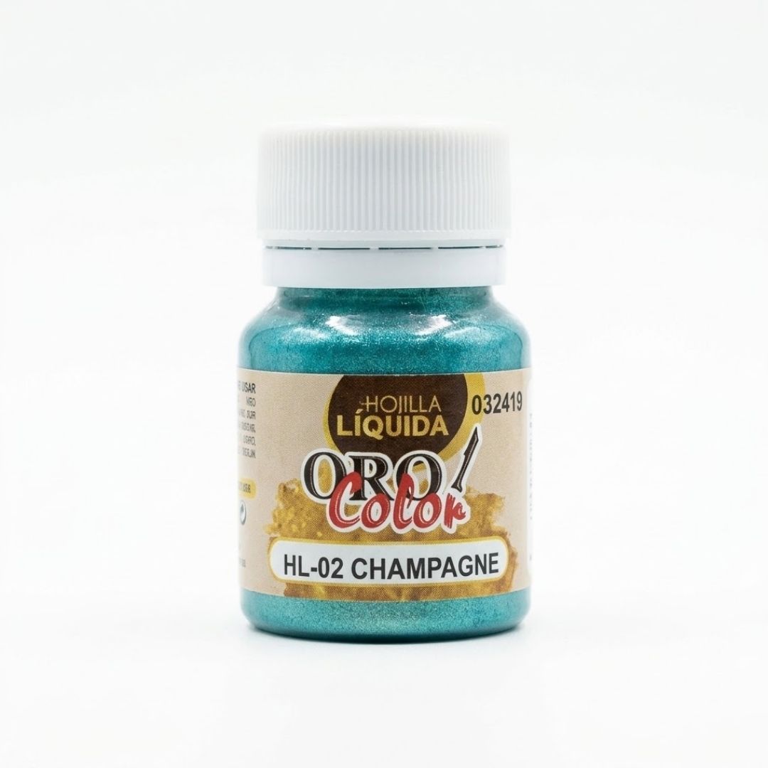 Hojilla Líquida Oro Color HL-02 Champagne 30 ml