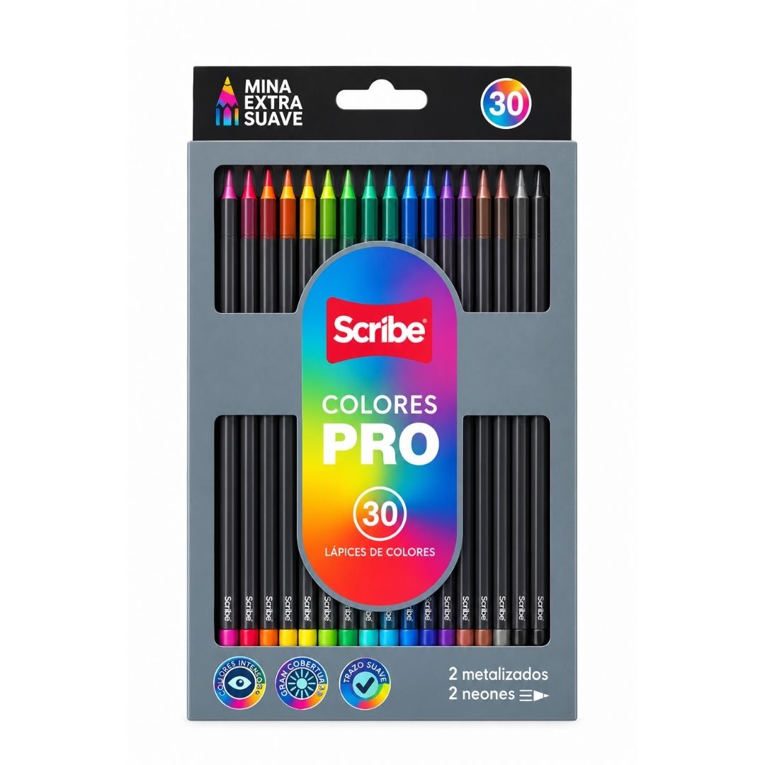 Colores Scribe Pro 30 Unidades