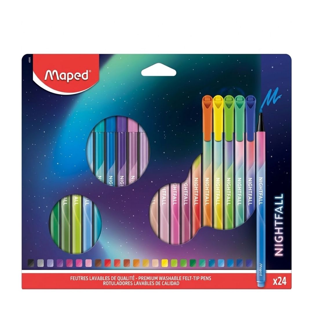 Plumón Maped Nightfall x 24