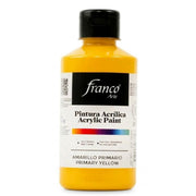Pintura Acrílica Franco Arte Amarillo Primario 250 ml