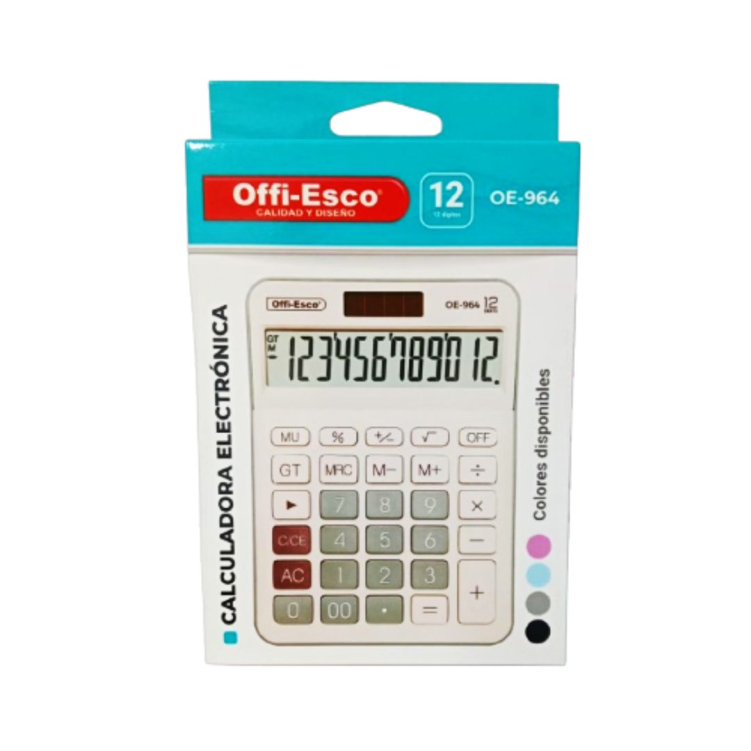 Calculadora Offi-Esco 12 Dígitos Dual