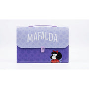 Carpeta Maleta Primavera Mafalda Plástica 13 Bolsillos