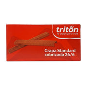 Gancho Cosedora Cobrizado Triton 26/6 x5000
