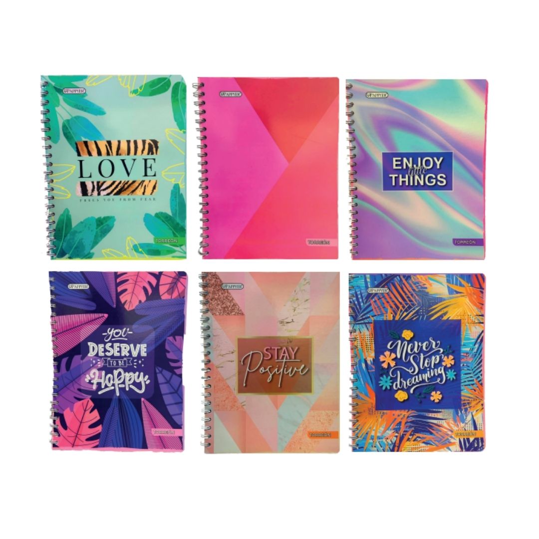 Cuaderno Pappyer Torreon Cuadro de 80 Hojas