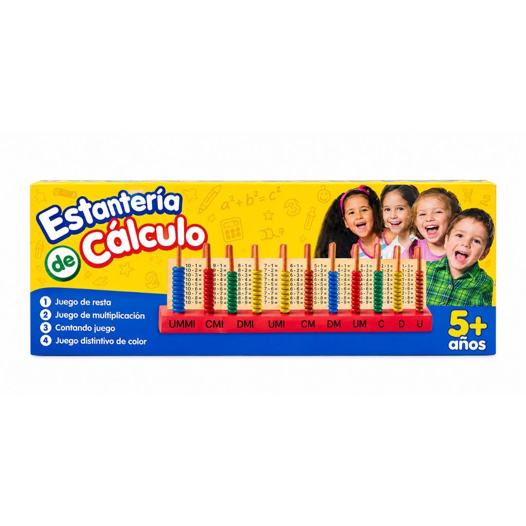Ábaco Didáctico de Madera