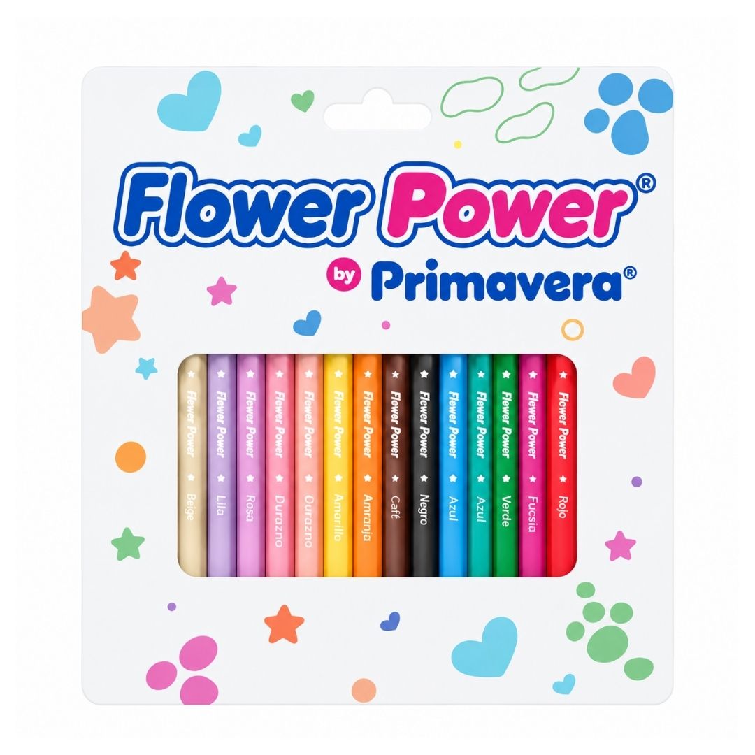 Colores Primavera Flower Power Caja Metálica 13 Unidades