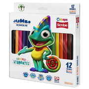 Colores Scribe Jumbo 12 Unidades
