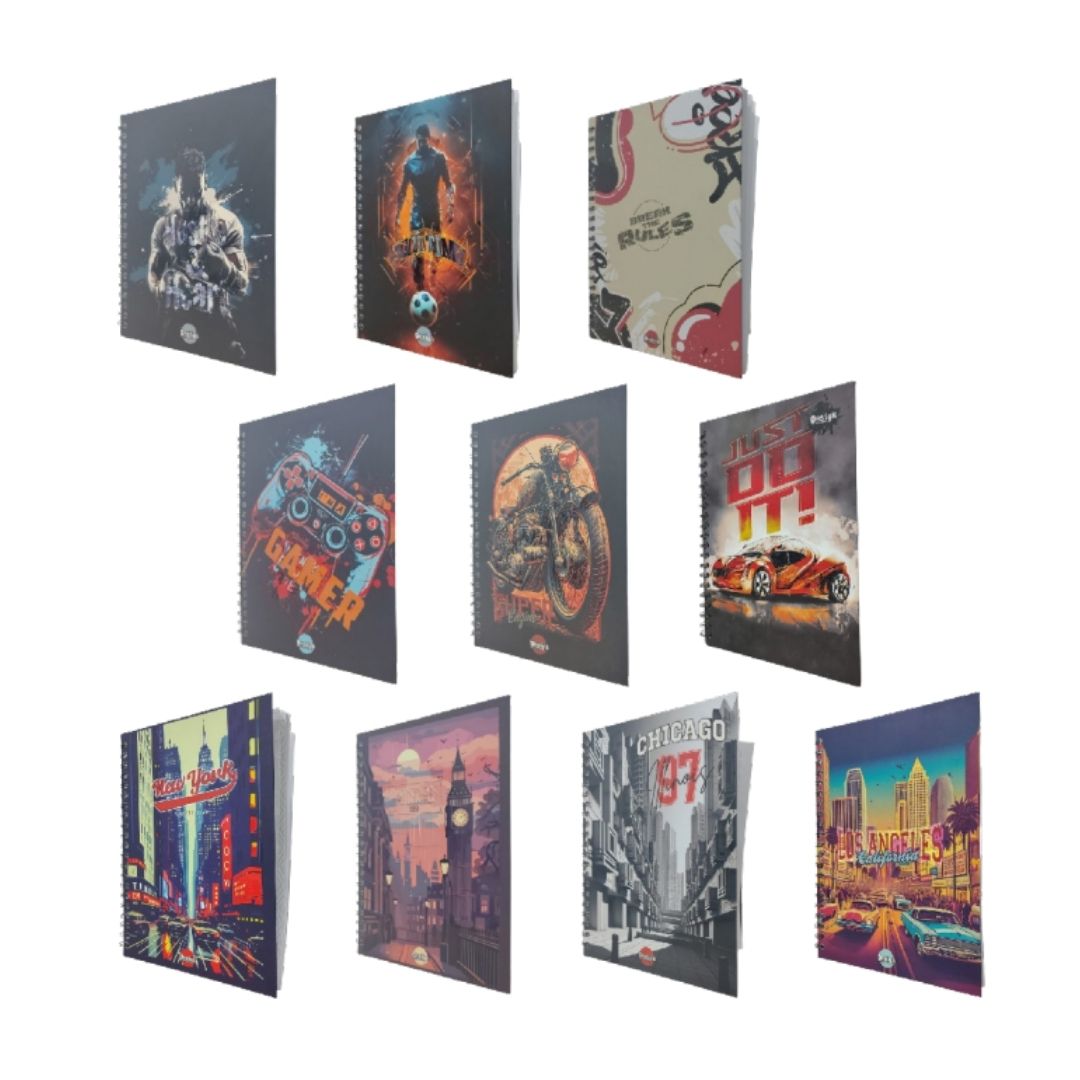 Cuaderno Lukis Arg 85 Design Cuadros 80 Hojas
