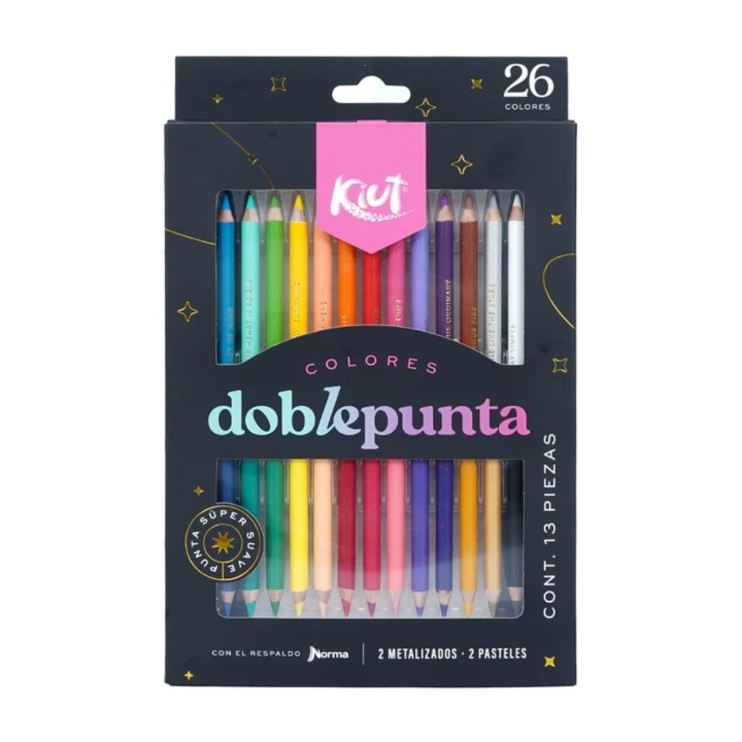 Colores Kiut Doble Punta 13/26 Unidades
