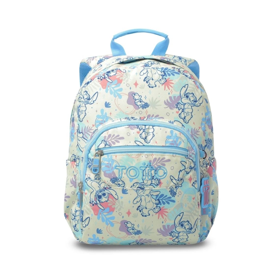 Morral Juvenil Stitch Tempera Porta Tablet 10 Blanco