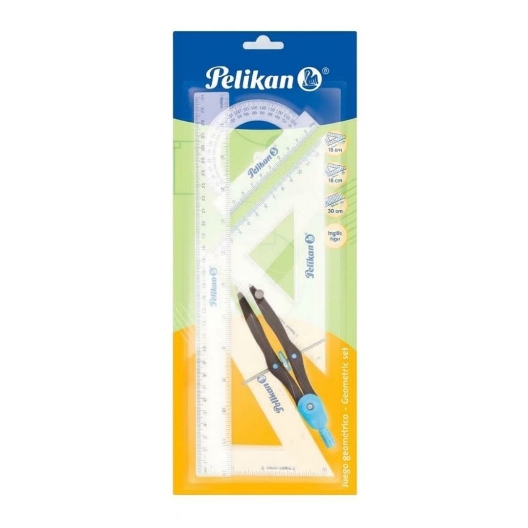 Juego Geométrico Pelikan - 5 Piezas