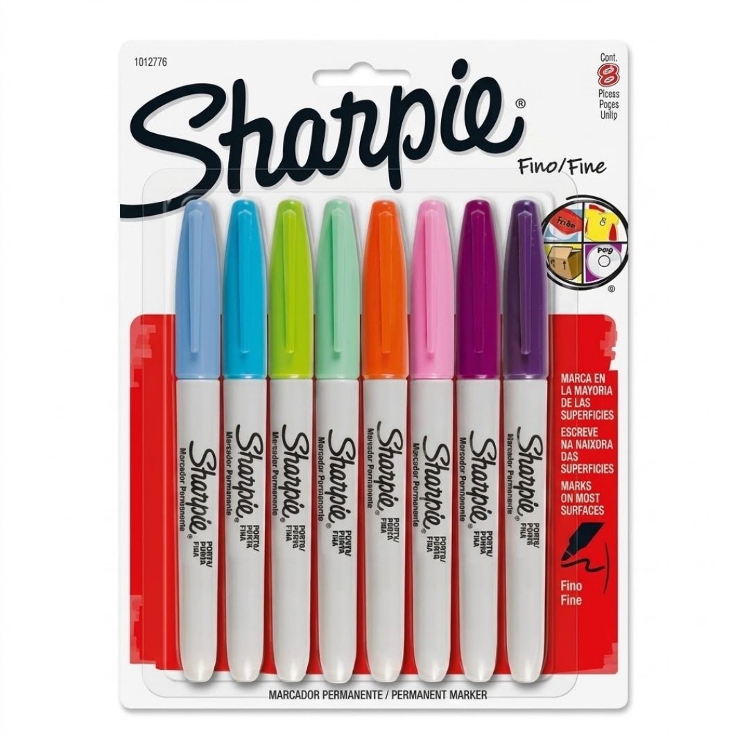 Marcador Sharpie Colores Fashion x 8