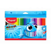 Plumones Maped Ocean Punta Cónica x 24