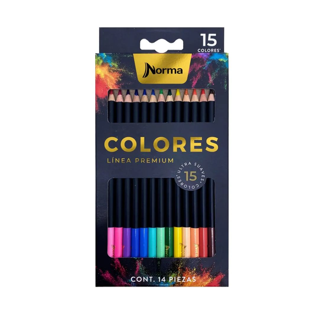 Colores Norma Premium 15 Unidades