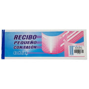 Recibo Pequeño con Talón x40