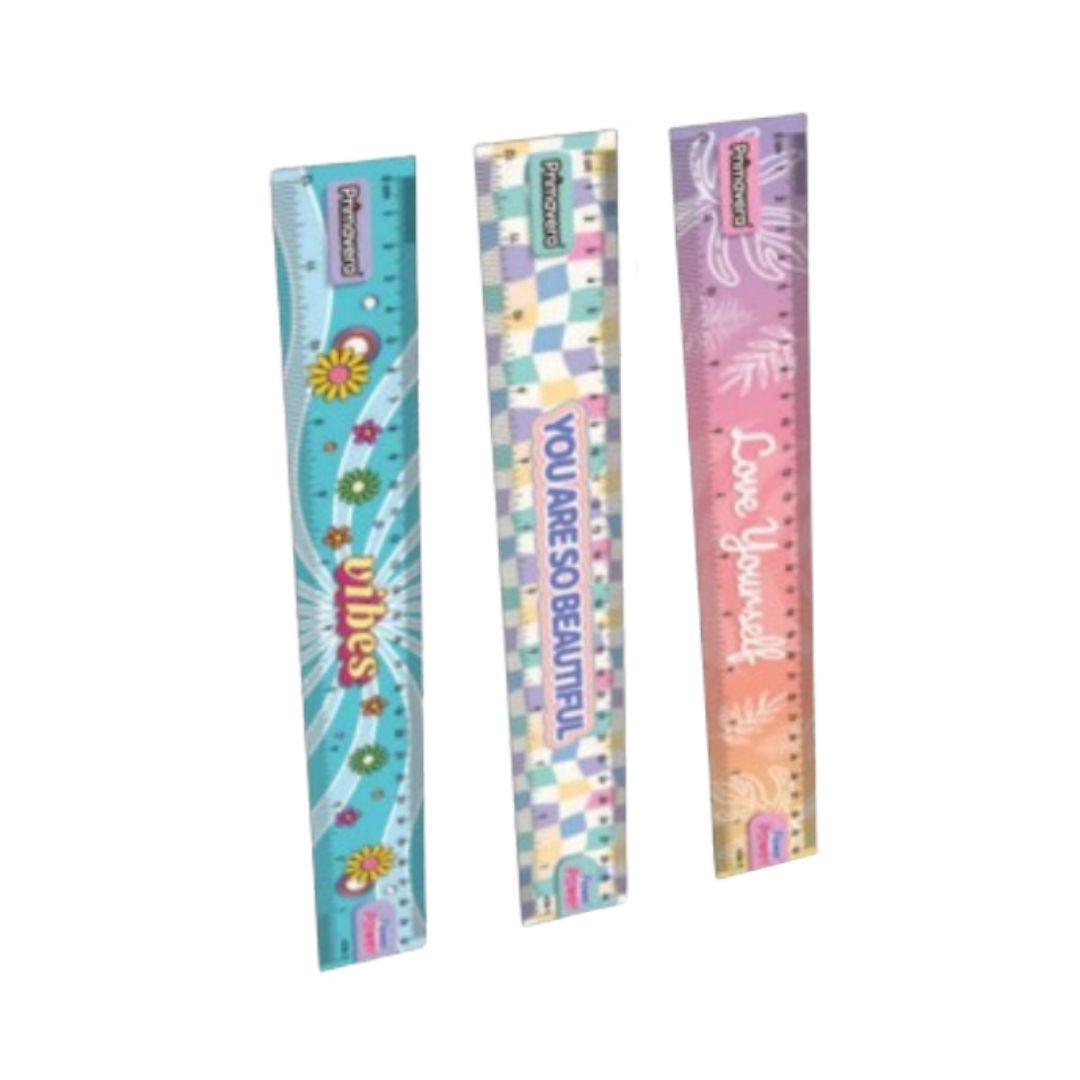 Regla Primavera Flower Power - 30 cm